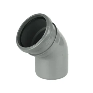 Soil- 135° Single Socket Bend-Grey