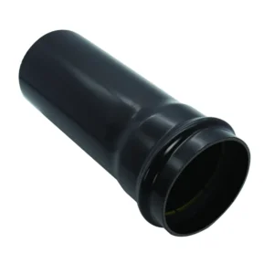 Soil- 3m Single Socket Pipe-Black