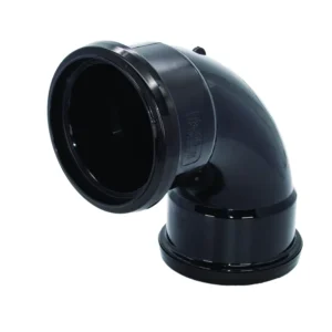 Soil- 92.5° Double Socket Bend-Black