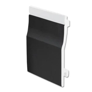 150mm Shiplap Cladding Black Woodgrain