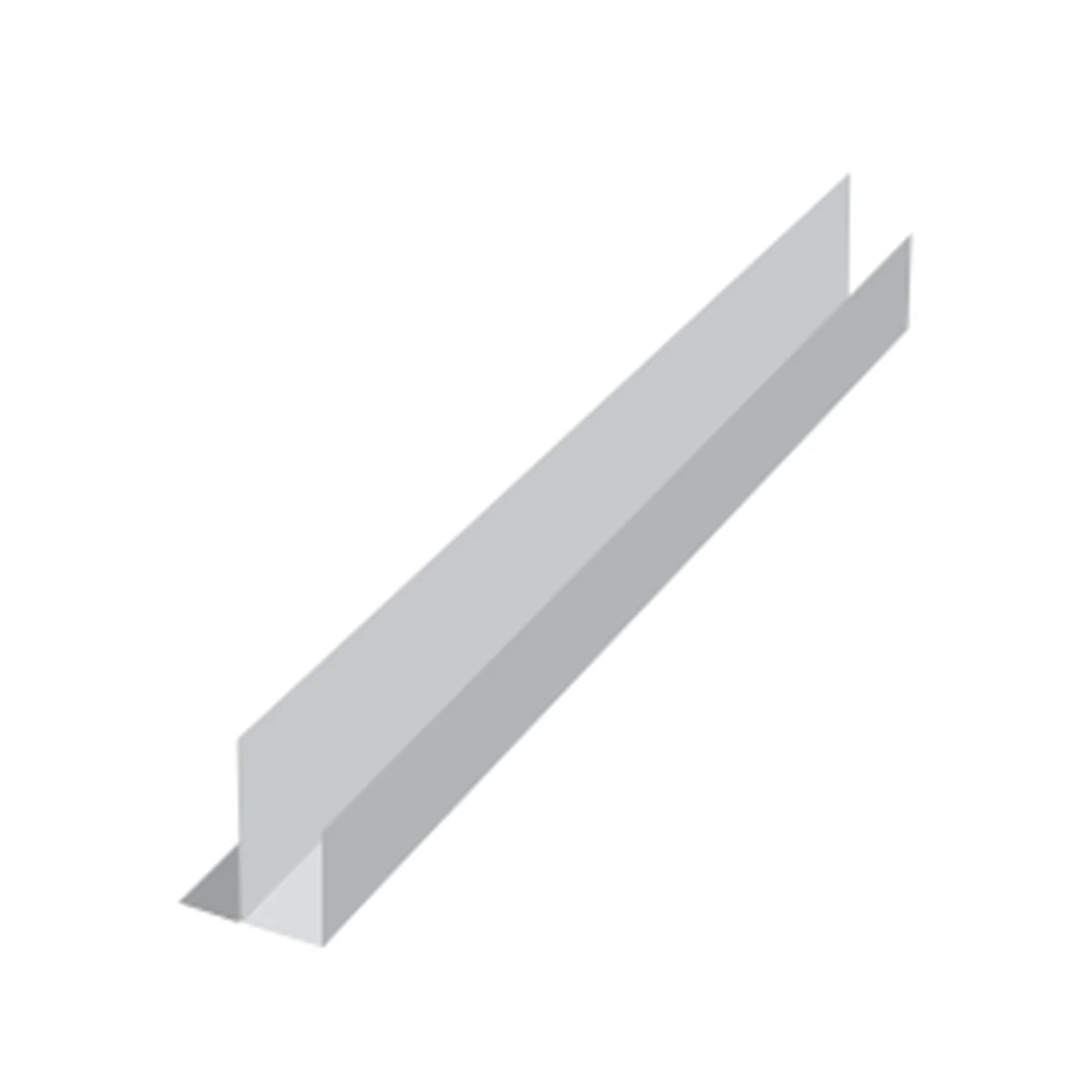 Shiplap Starter Trim with Batten Cover White