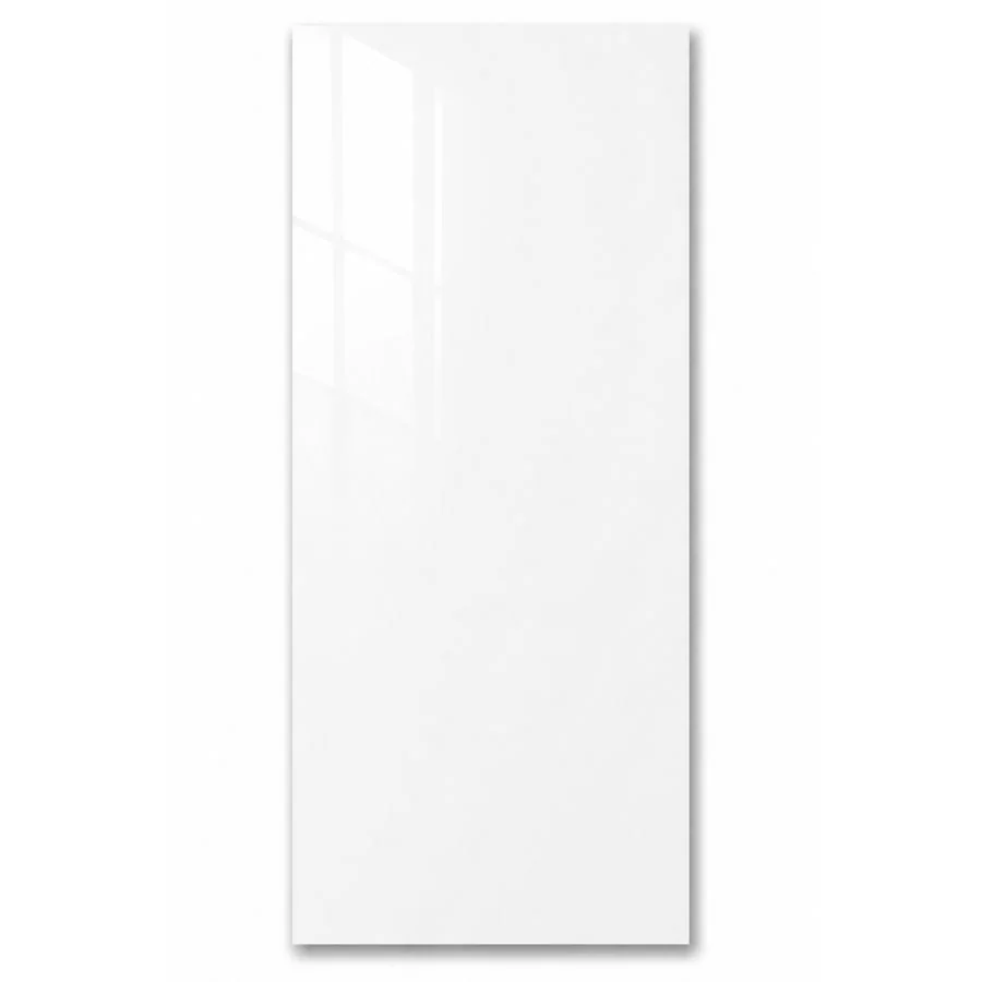 8mm x 250mm x 2.6m Embedded White High Gloss