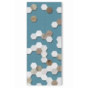 10mm x 1m x 2.4m Hexagon Dream Aqua