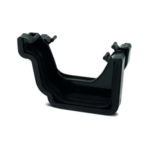 Klassic Ogee- L/H Ogee/Square Gutter Adaptor Black