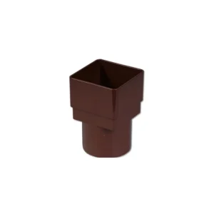 Sq/Rnd Down Pipe Adaptor-Light Oak