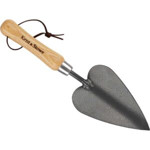 Carbon Steel Heart Shaped Hand Trowel, FSC®
