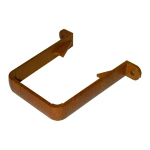 Square Pipe Clip-Light Oak