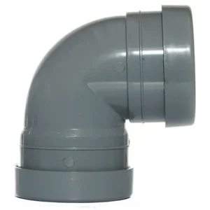 Soil- 90° Double Socket Tight Bend-Grey