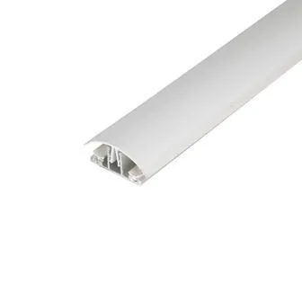 Rafting Glazing Bar Cap & Base 3m White