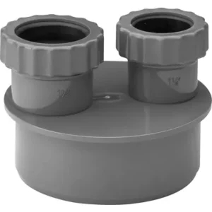 Soil- 32-40mm Waste Adaptor-Grey