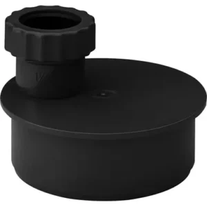 Soil- 32mm Waste Adaptor-Black