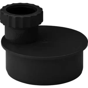 Soil- 40mm Waste Adaptor-Black