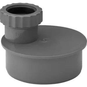 Soil- 40mm Waste Adaptor-Grey