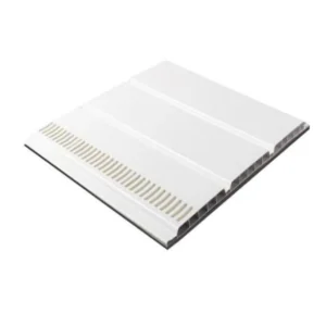Deeplas-400 Vented Hollow Soffit Extra Wide 5m White