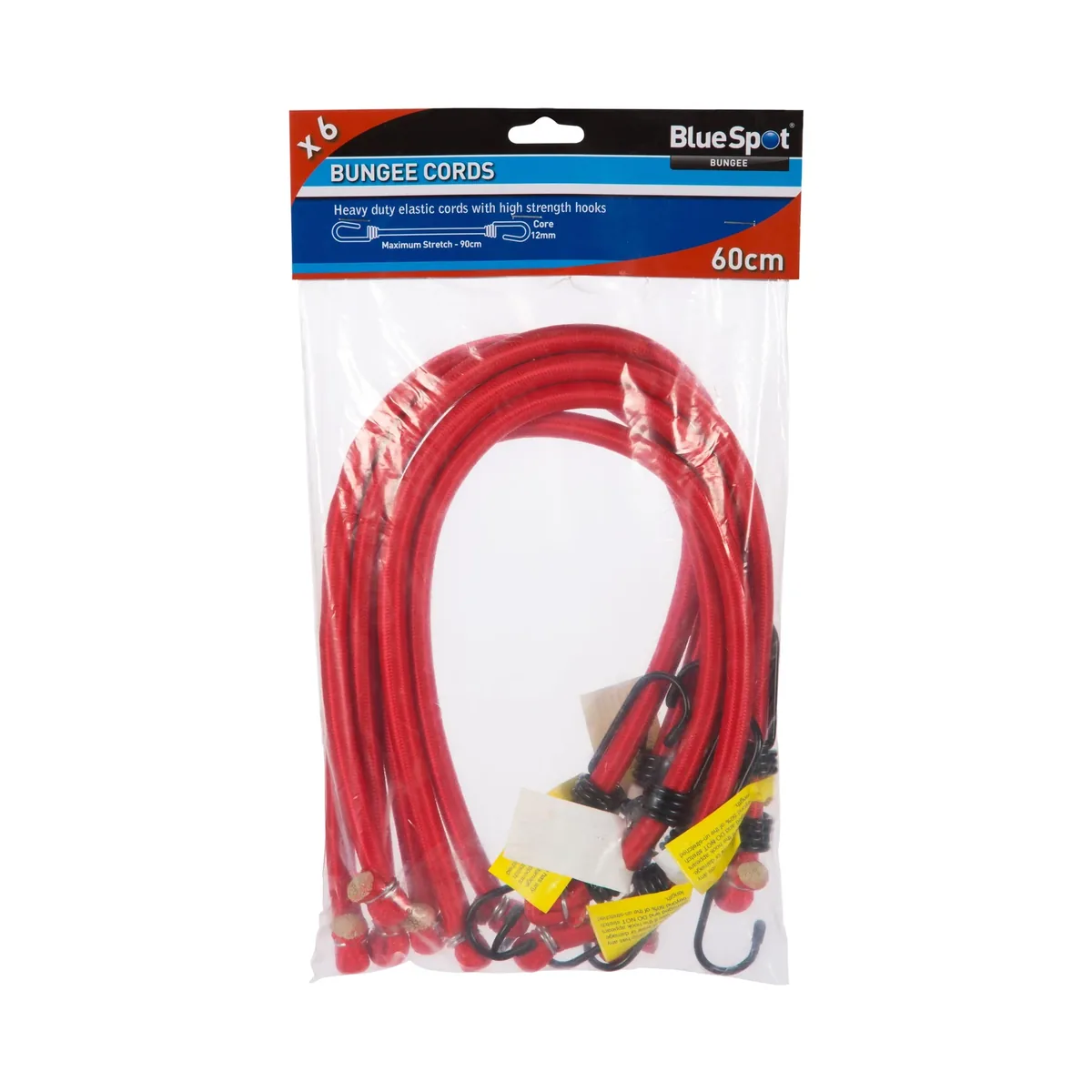 60cm x 12mm Bungee Coards (6)