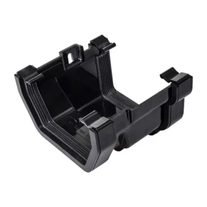 Klassic Ogee- R/H Ogee/Square Gutter Adaptor Black