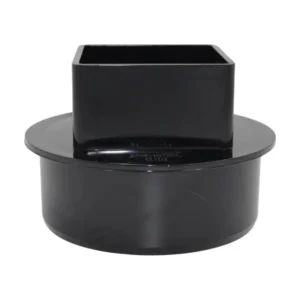 Deepflow to Round Adaptor-Black